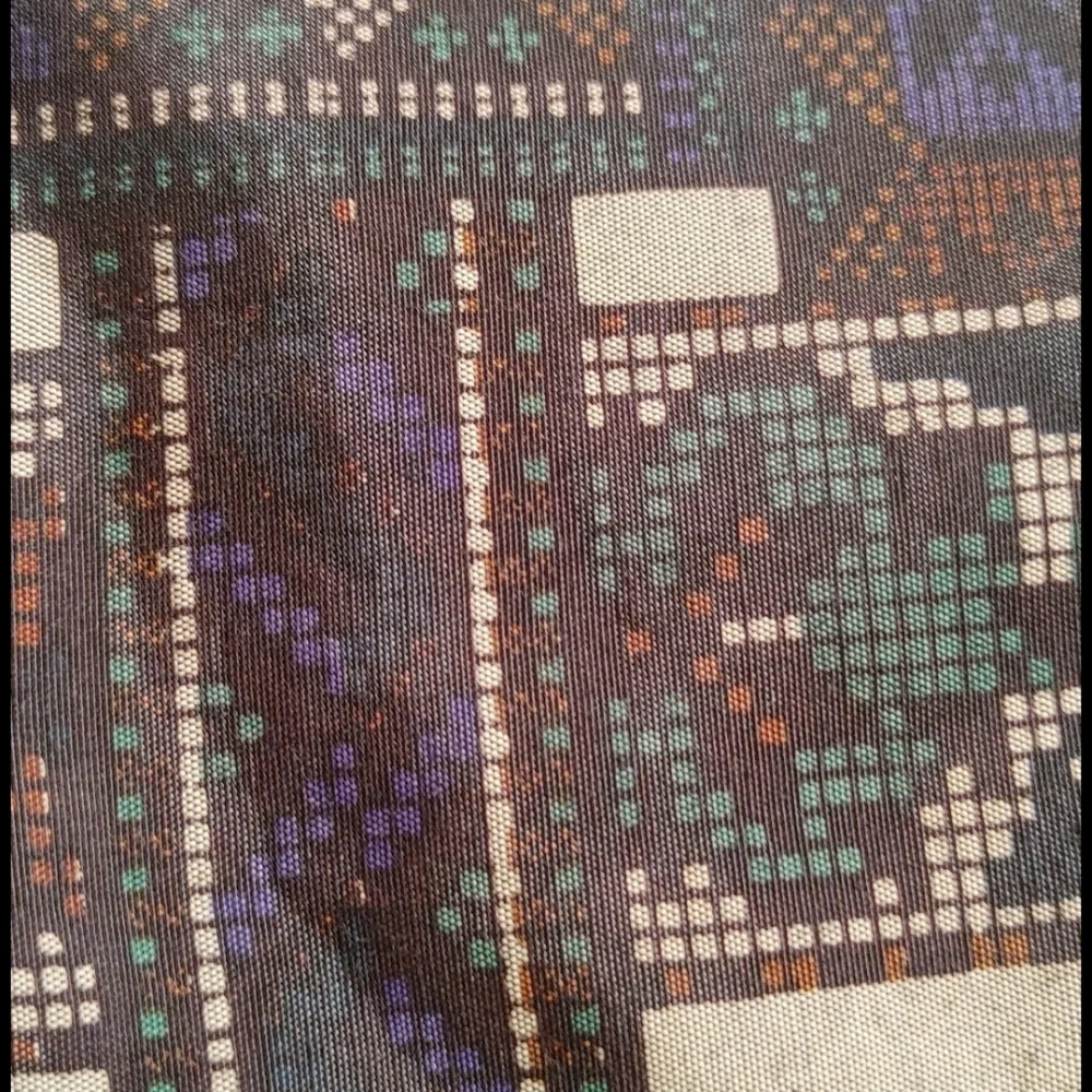 Vintage Italian Wool & Silk Winter Scarf